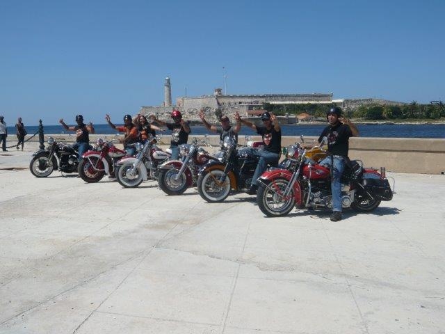 Mit der Harley durch Kuba. Foto: Monika Behning