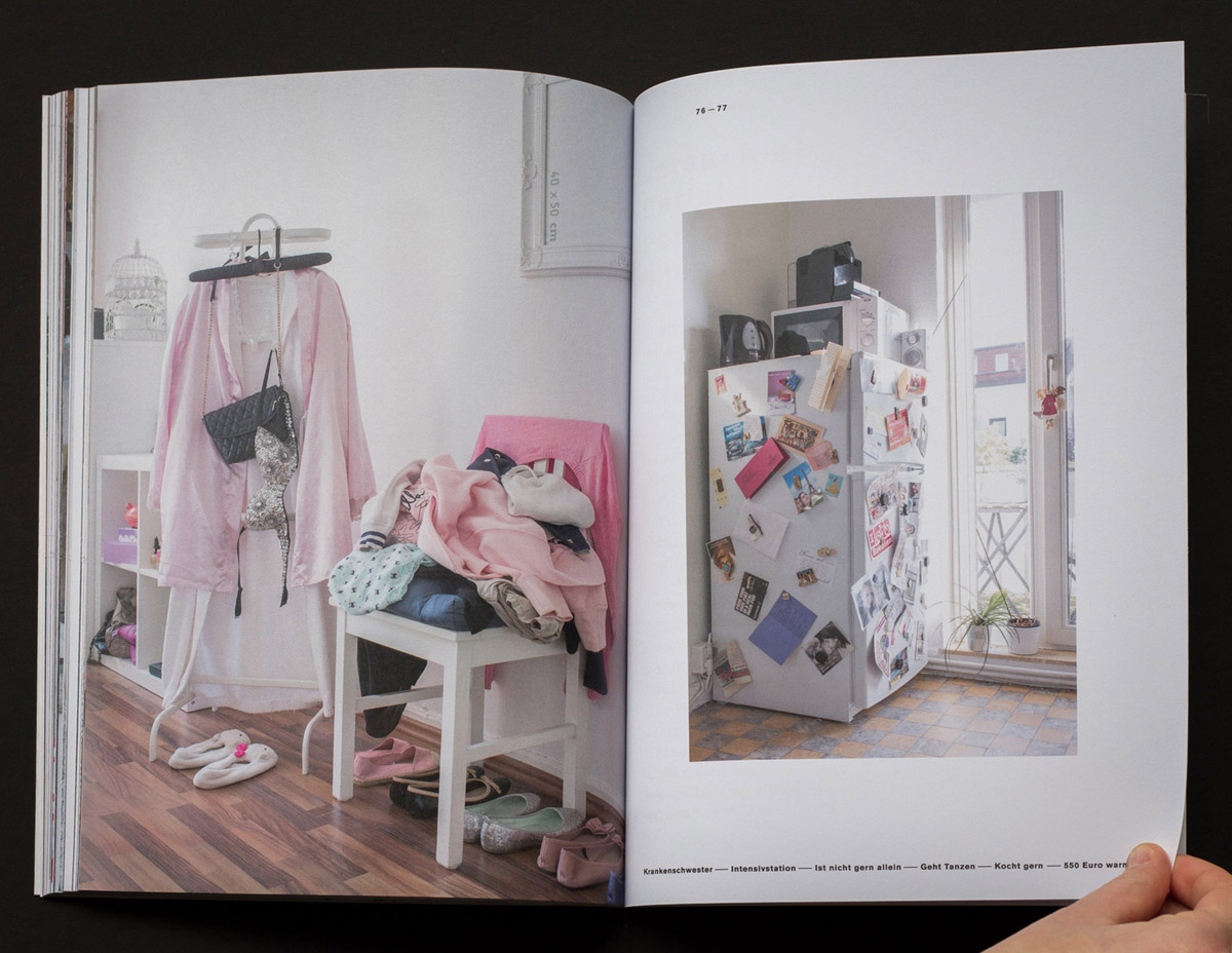 Impressionen aus Annemaries Fotobuchprojekt "Personal Spaces". Zuhause bei Julia Meyer und anderen Protagonisten